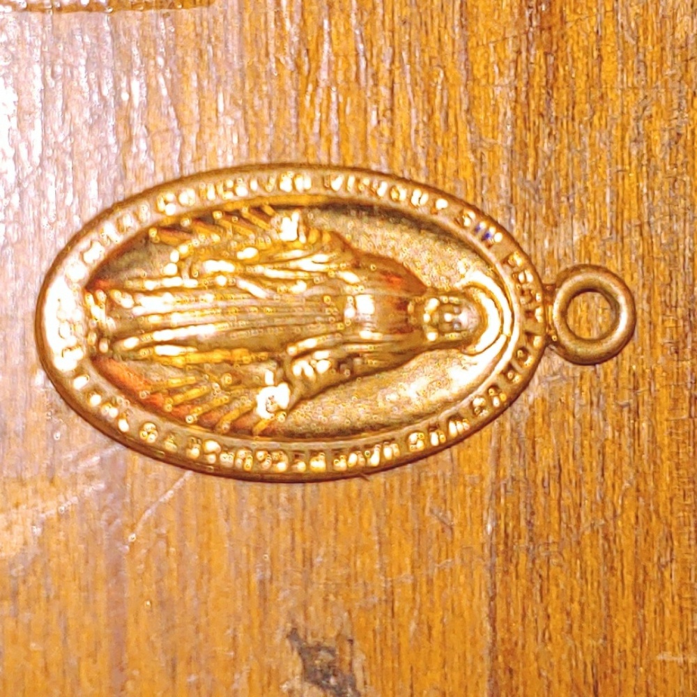 14k Gold Mary Miraculous Medal